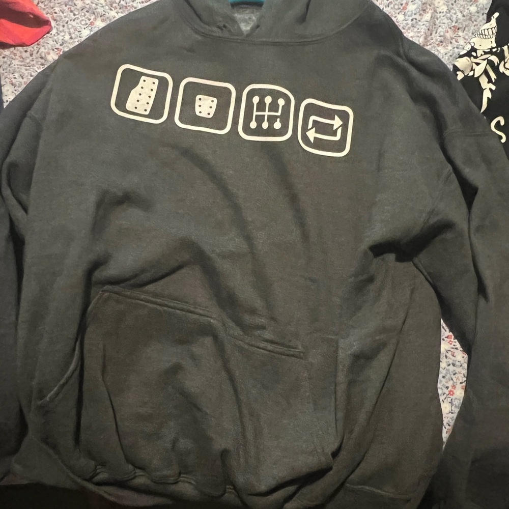 Grey hoodie